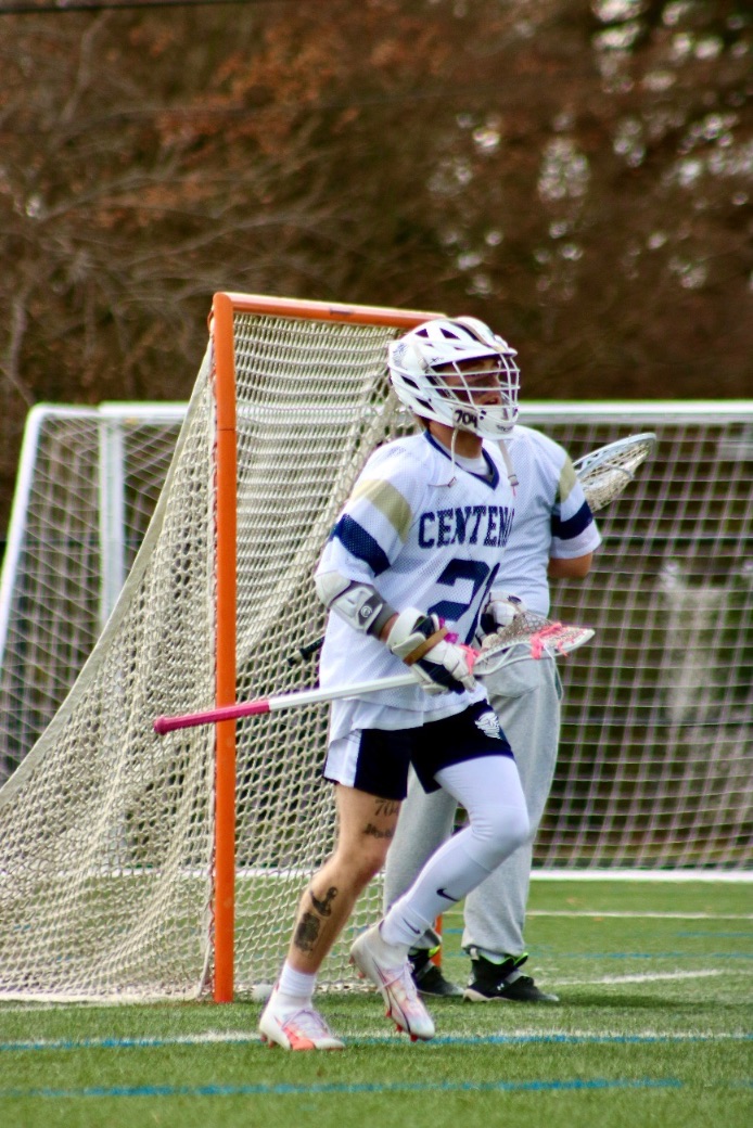 Surveying the field by the goal, #21