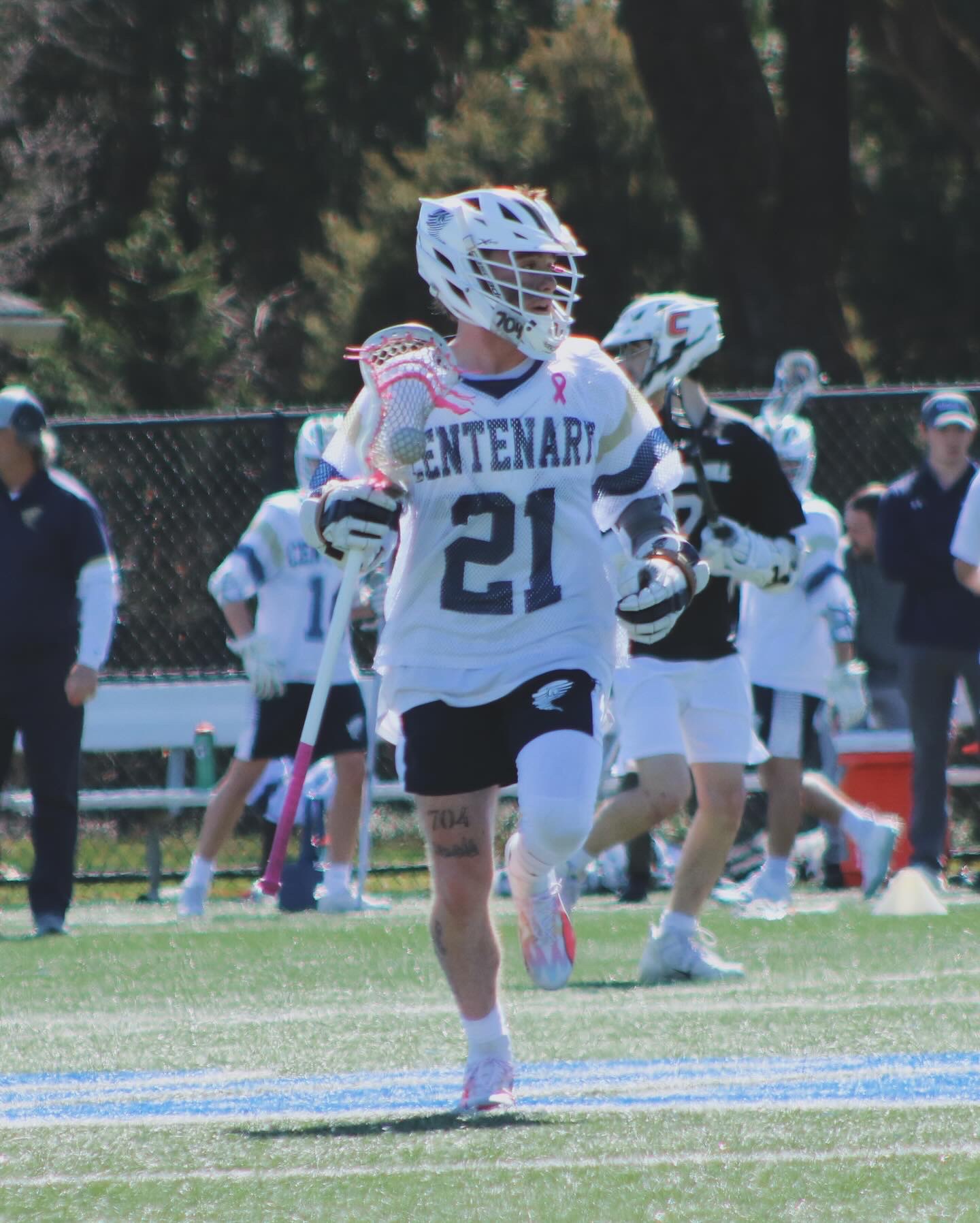 Running upfield for Centenary, #21