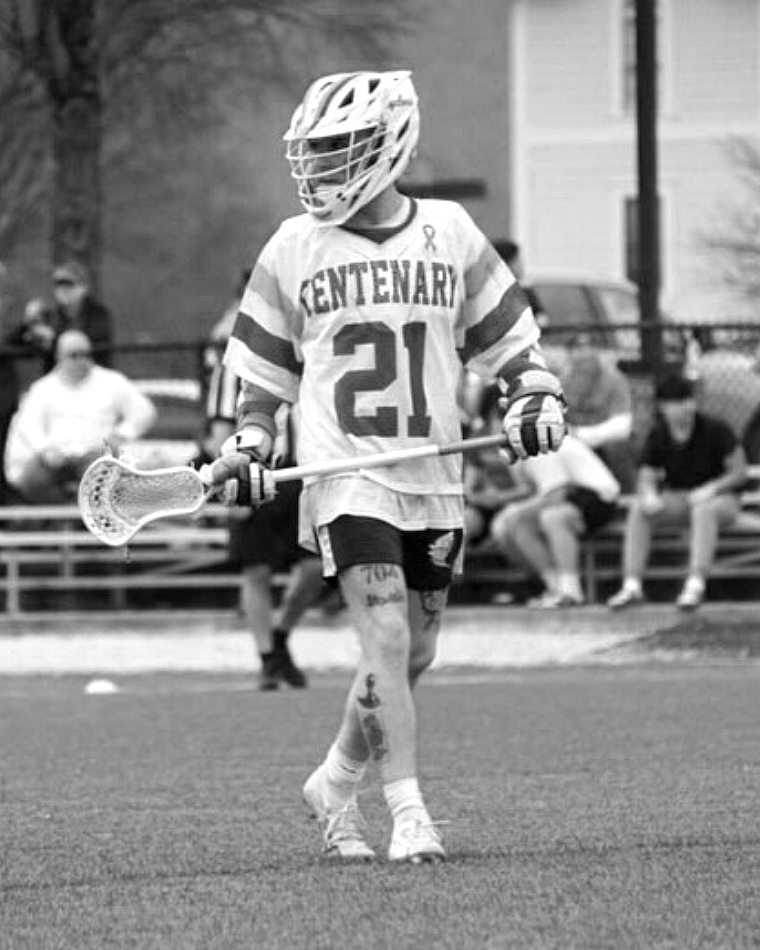 #21 surveying the field, black and white
